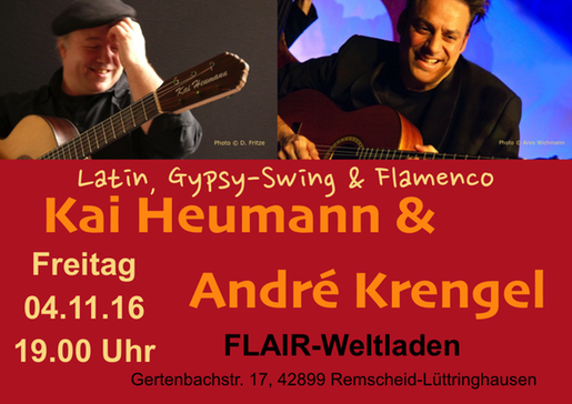 Plakat Kai Heumann & Andre Krengel A3 quer 2016