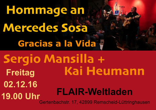Plakat Kai HEumann & Sergio Mansilla Din A3 hoch